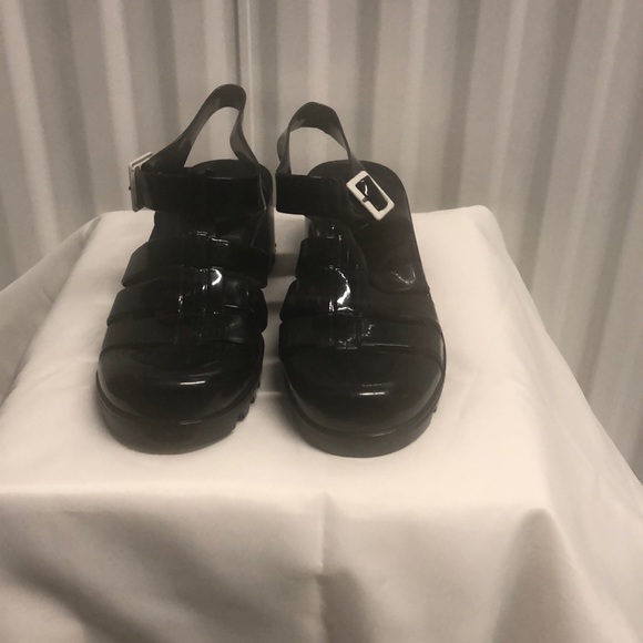 Jelly bean black heeled sandal - Picture 2 of 2